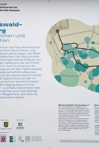 Starttafel der Audiotour