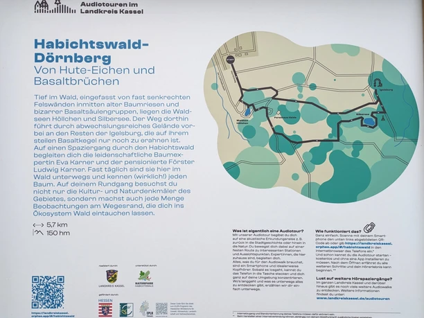 Starttafel der Audiotour