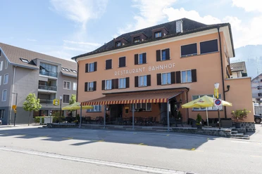 The large and centrally located Bahnhof restaurant in Schüpfheim