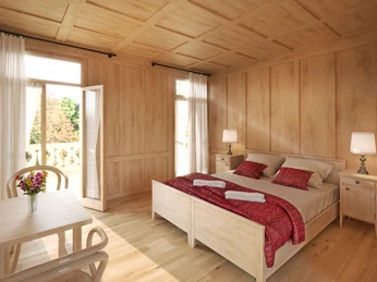 The nostalgia room with balcony invites you to relax and enjoy yourself