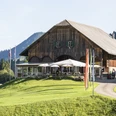 Das gemütliche Restaurant beim Golfplatz