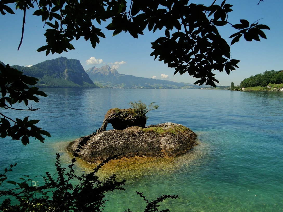 Pierre d'éléphant de Vitznau