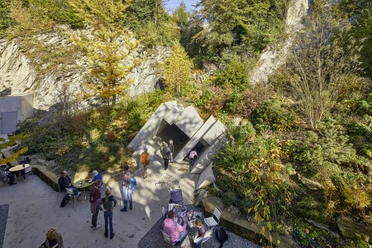 Felsenwelt mit Besucher