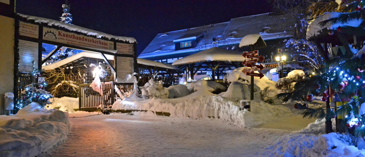 Die Bauernwirtschaft im Winterkleid