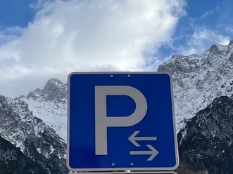 Parkplatzschild Parkplatzschild