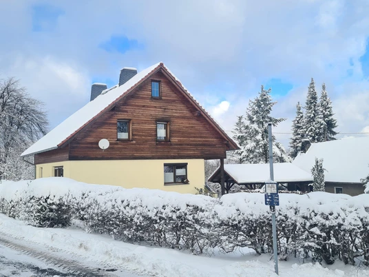 Ferienhaus Oelsener Höhe im Winter