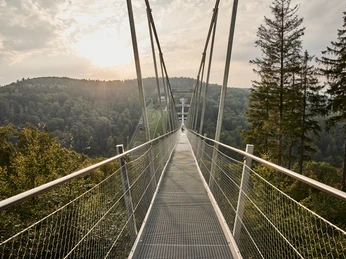 Skywalk Willingen im Gegenlicht