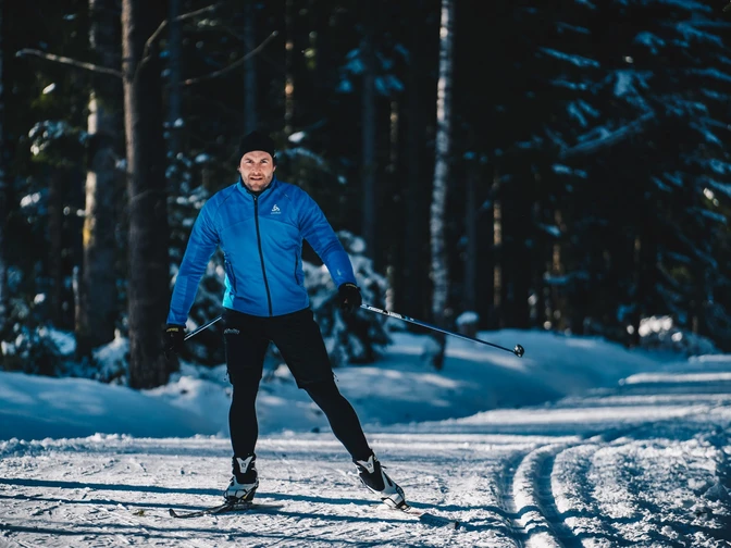 Langläufer im Schwarzwald