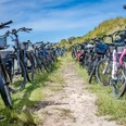 Fahrradparkplatz auf Juist