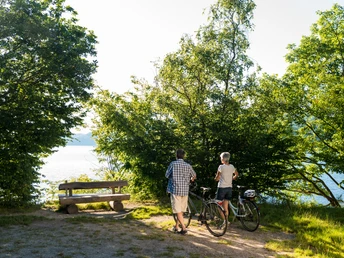 Radfahrer am Rursee