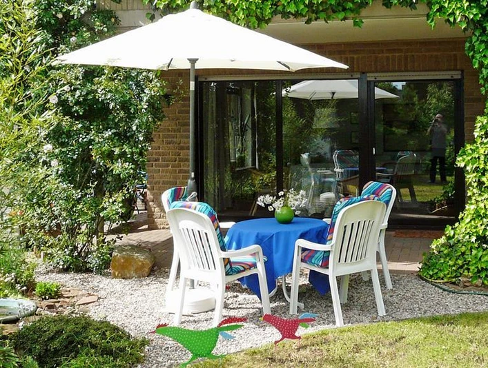 Fewo Kirschenrain Terrasse