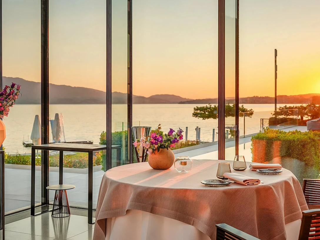 Restaurant focus Atelier Aussicht vom Restaurant focus AtelierView from the restaurant focus AtelierVue du restaurant focus Atelier