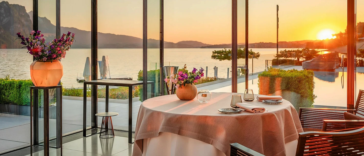 Restaurant focus Atelier View from the restaurant focus Atelier