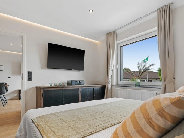 Schlafzimmer mit Doppelbett Schlafzimmer mit Doppelbett