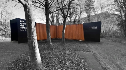 Ausstellung "Am Ende des Tunnels kein Licht" Ausstellung "Am Ende des Tunnels kein Licht"