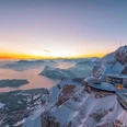 Pilatus sunrise Pilatus SonnenaufgangPilatus sunriseLever de soleil sur le Pilate
