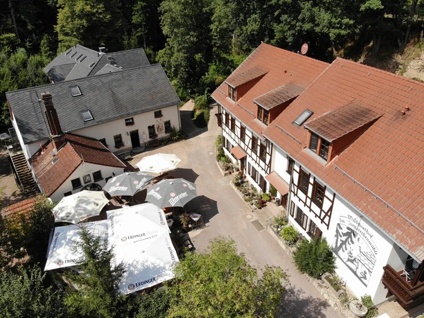 Margarethenmühle-Roßwein aerial photo © Margarethenmühle.JPG