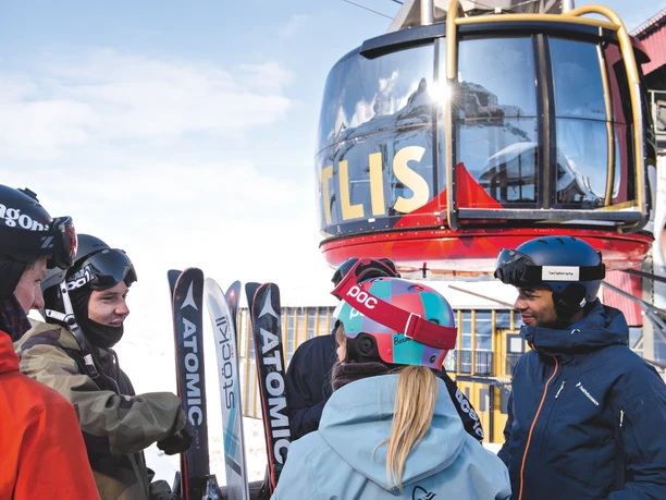 Titlis Engelberg Ski Skieurs sur le Titlis