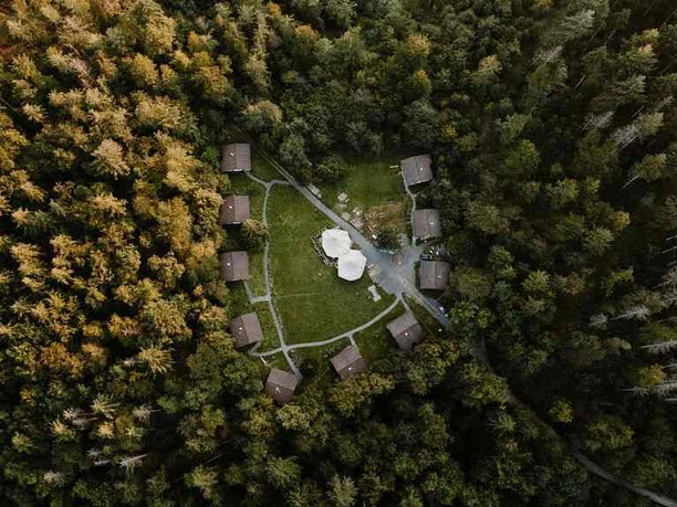 Harzverbunden im Bad Grund - Luftbild Harzverbunden im Bad Grund - Luftbild