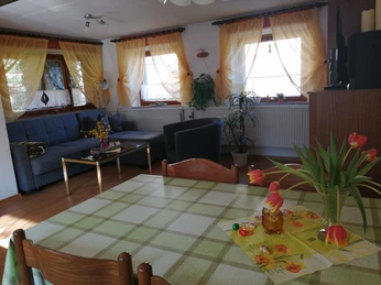 das gemütliche Wohnzimmer