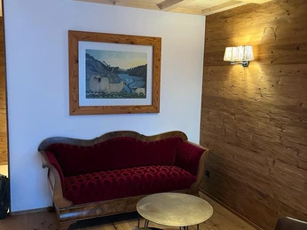 Wohnzimmer, Bild Aletschgletscher