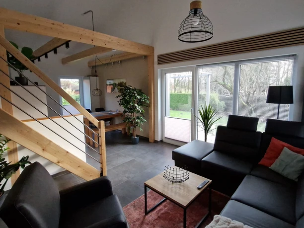 Gemütlicher Wohnbereich Ferienwohnung Lieblingsort am Moor