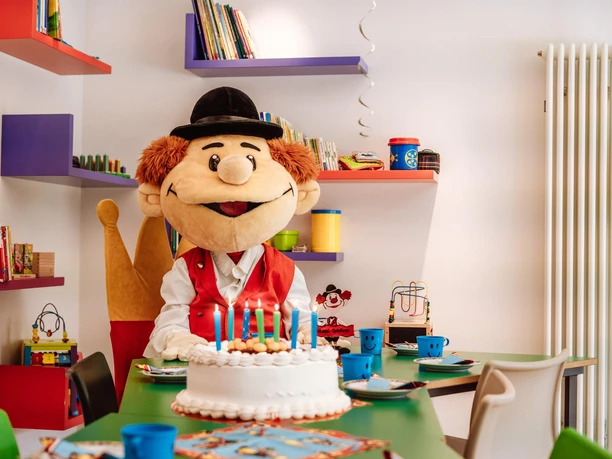 Kindergeburtstag mit Murgel in Murgels Spielhaus