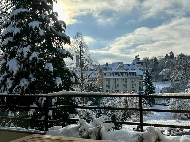 Ferienwohnung Bad Sachsa Harz - Blick vom Balkon Ferienwohnung Bad Sachsa Harz - Blick vom Balkon