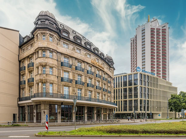 Tagungshotel Victor's Residenz-Hotel | Leipzig Convention Bureau Außenfassade des Tagungshotels Victor's Residenz-Hotel Leipzig - präsentiert vom Leipzig Convention Bureau