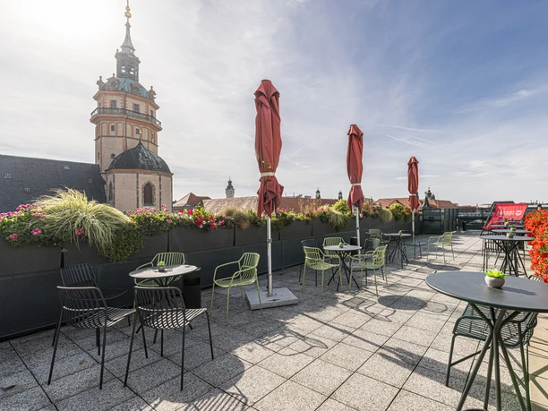 Roof terrace of the event venue Lancaster University – presented by Leipzig Convention Bureau