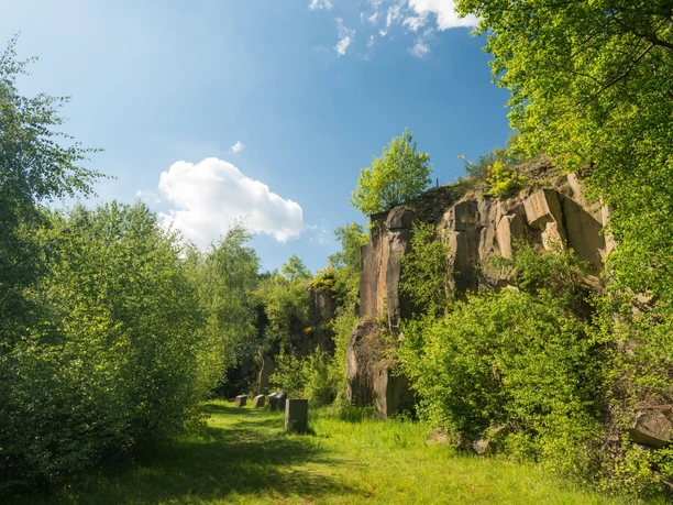 Felswand im Mayener Grubenfeld