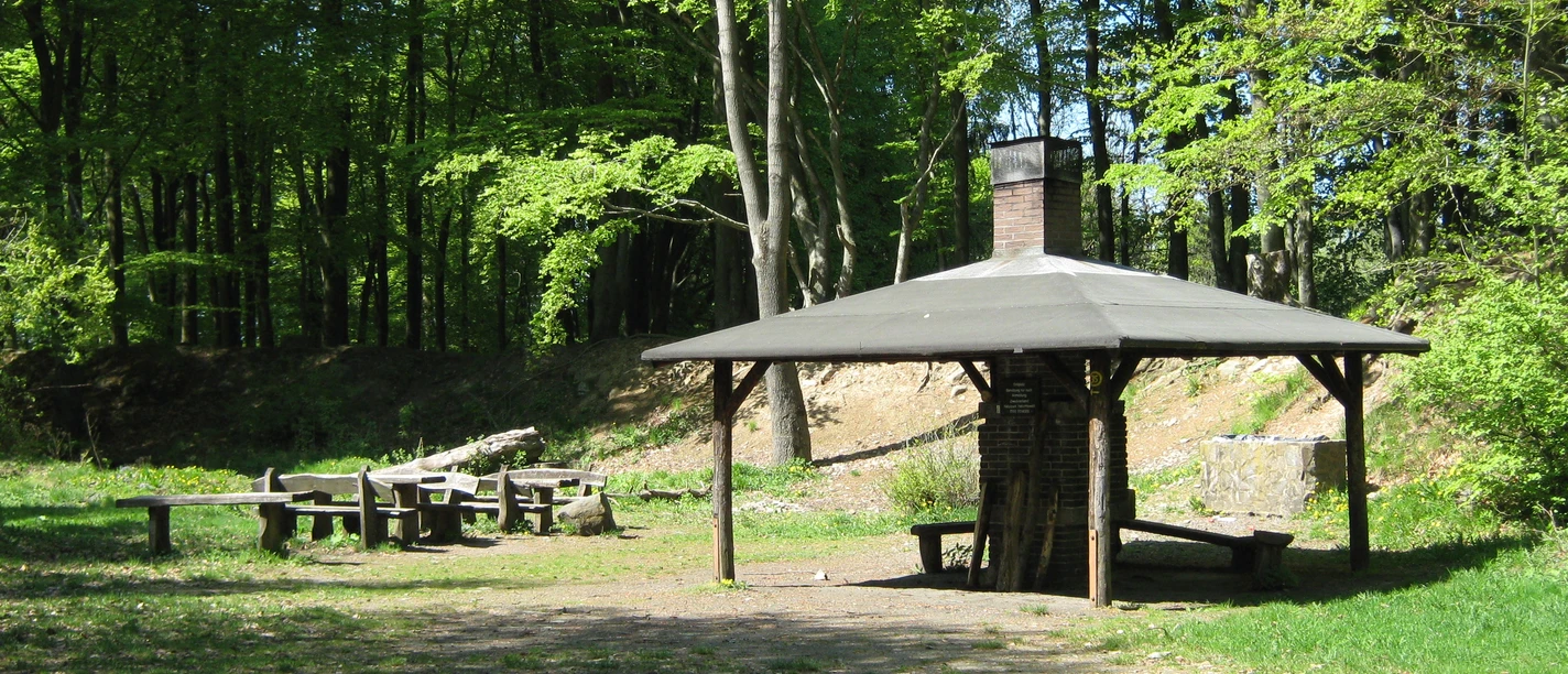 Silbersee mit Grillhütte