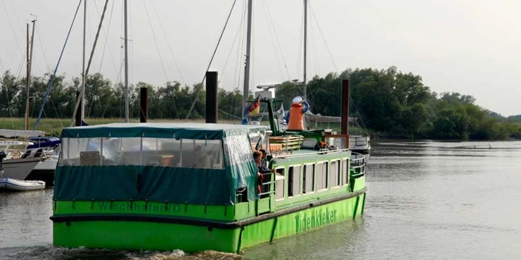 Der Tidenkieker auf dem Fluss