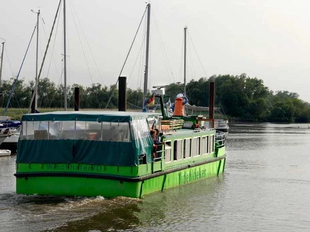 Der Tidenkieker auf dem Fluss