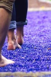 Barfußpfad im Erlebnis-Kurpark Bad Laer Bad Laer barefoot path