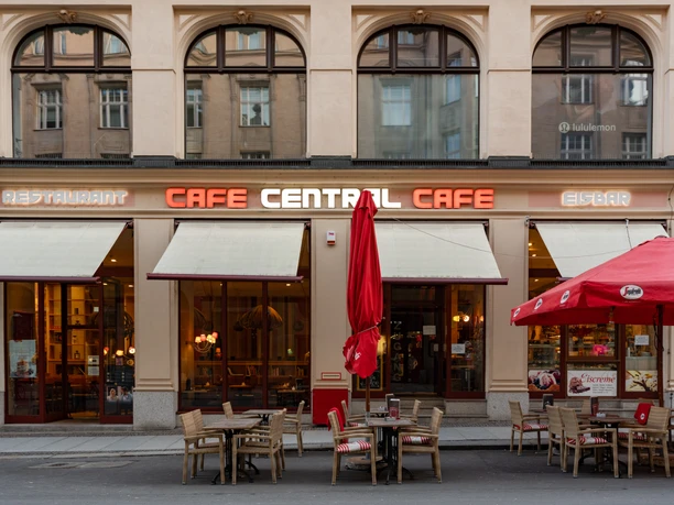 At Café Central you can sample French snacks alongside coffee and other drinks and treat yourself to a break