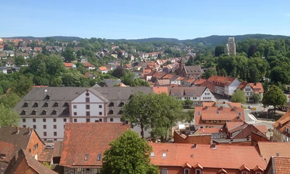 Blick über Osterode zum Kornmagazin Blick über Osterode zum Kornmagazin