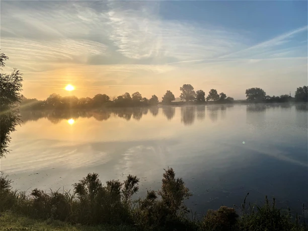 Sonnenaufgang am Mahlbusen