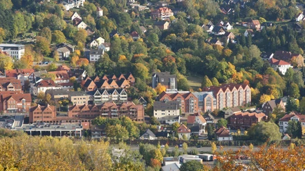 Blick auf Kernstadt Porta Westfalica Hausberge Blick auf Kernstadt Porta Westfalica Hausberge