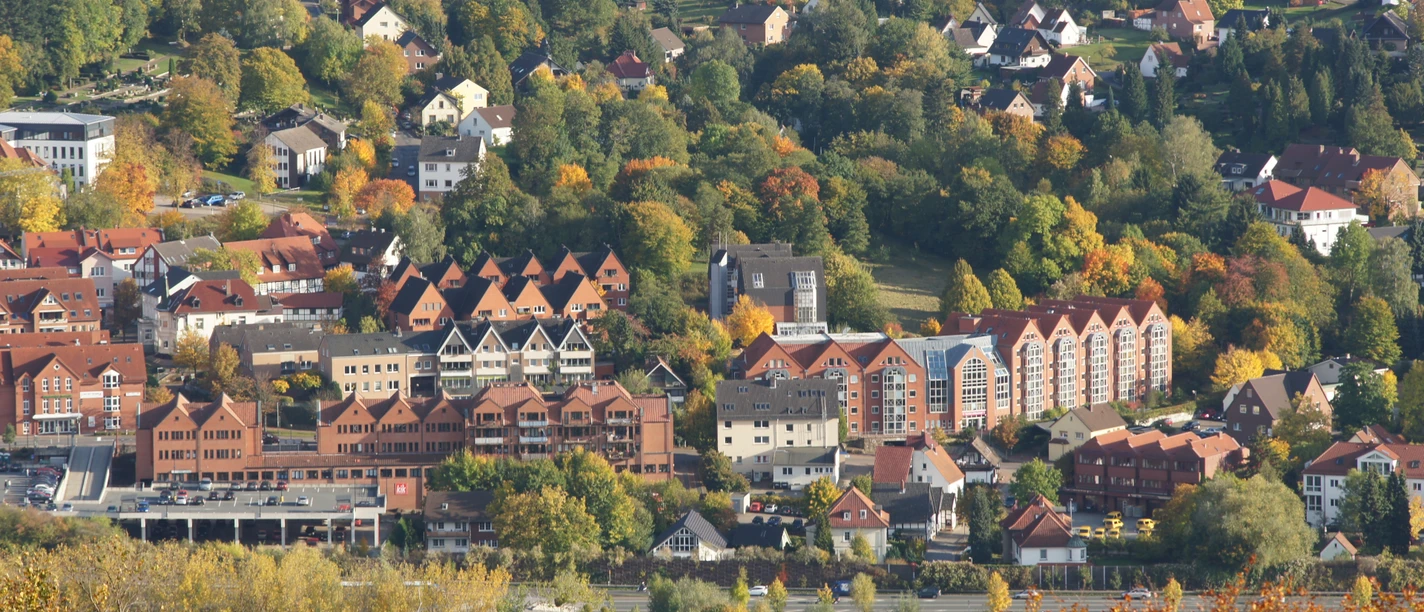 Blick auf Kernstadt Porta Westfalica Hausberge Blick auf Kernstadt Porta Westfalica Hausberge