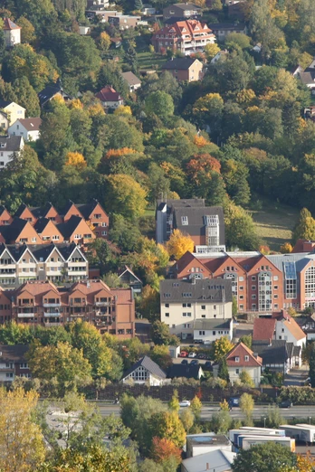 Blick auf Kernstadt Porta Westfalica Hausberge Blick auf Kernstadt Porta Westfalica Hausberge