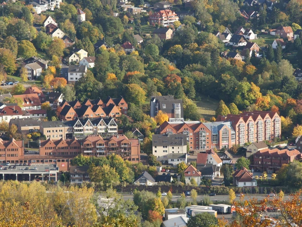 Blick auf Kernstadt Porta Westfalica Hausberge Blick auf Kernstadt Porta Westfalica Hausberge