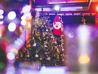 Weihnachtsbaum Geschmückter WeihnachtsbaumDecorated Christmas tree