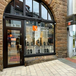 Minden - Schmuck Schmiede.jpg Das Bild zeigt den Eingangsbereich des Geschäftes.