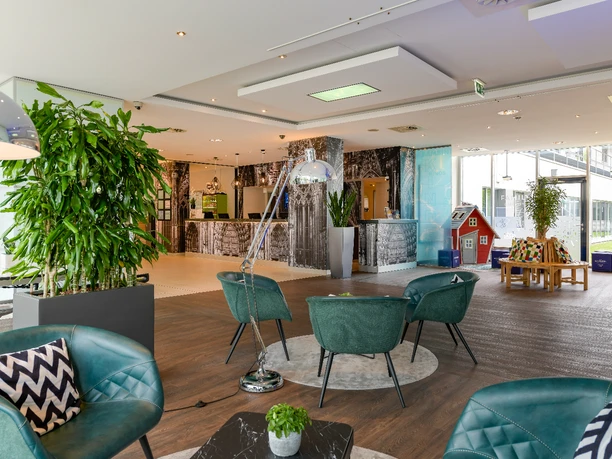 Lobby Sitzecken in Hotellobby im modernen Design