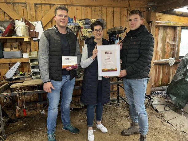 Freaky Wood - Urkundenübergabe Freaky Wood - Urkundenübergabe