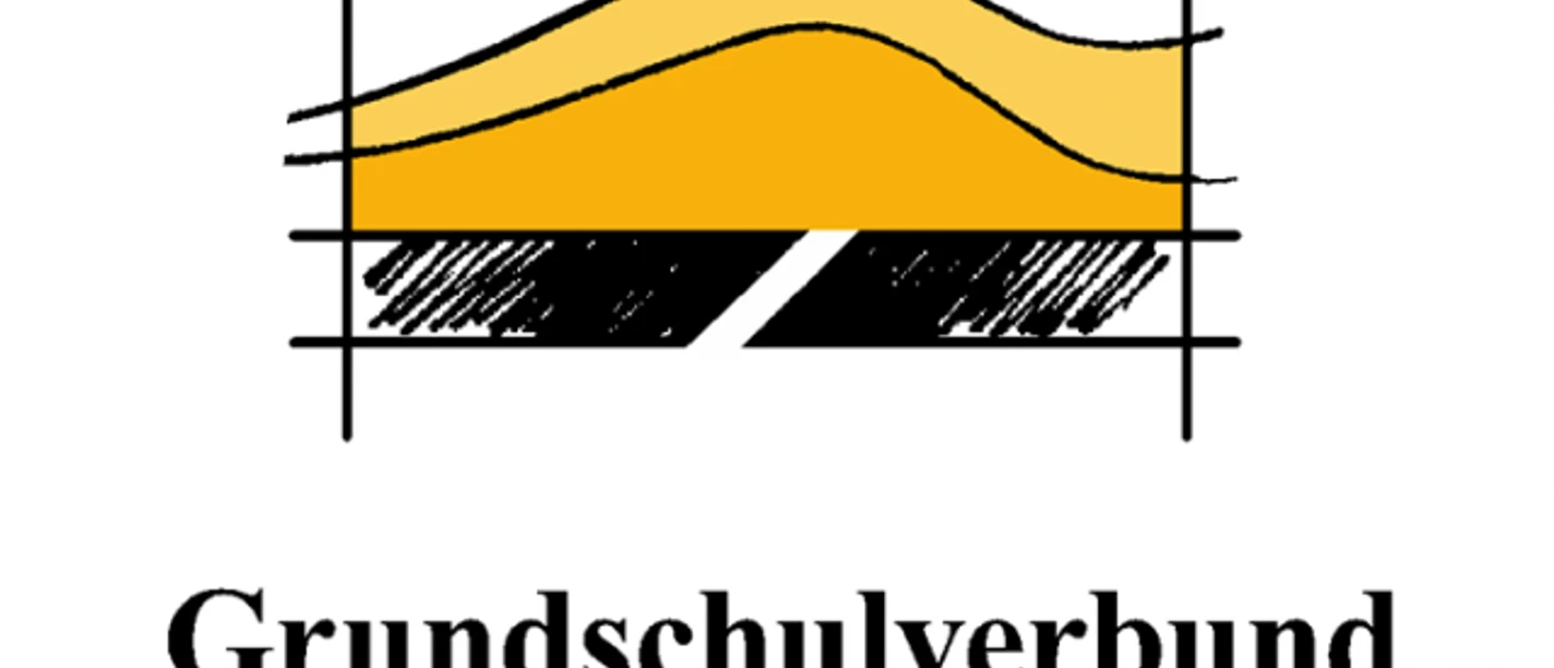 schnathorst-grundschulverbund-am-wiehengebirge.png Das Logo des Grundschulverbunds Am Wiehengebirge zeigt stilisierte, geschwungene Hügel in Gelb.