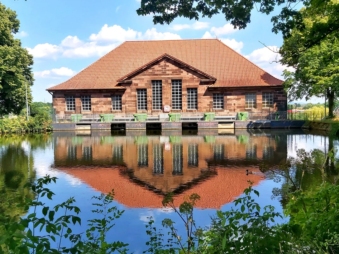 Das Bild zeigt das Mindener Hauptpumpwerk