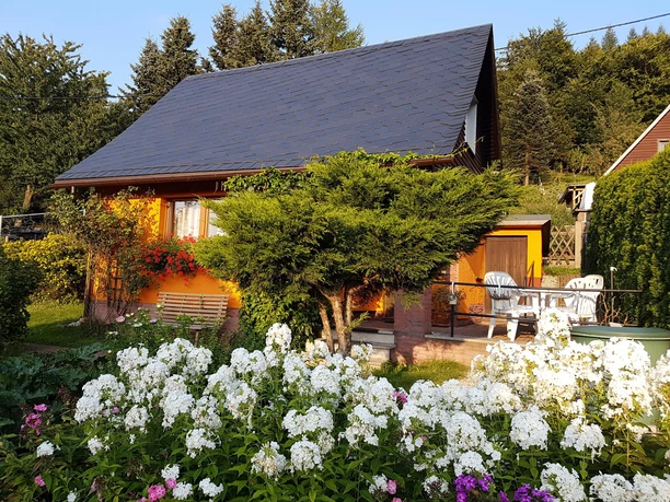 Ferienhaus Dietze im Sommer