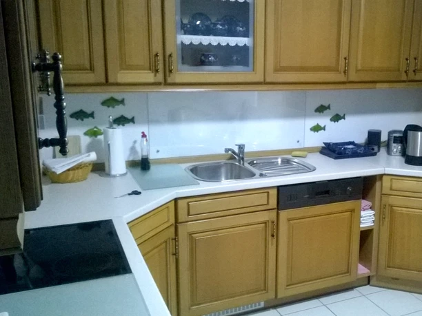 Die Küche in der Ferienwohnung Rehmke in Scheeßel Die Küche in der Ferienwohnung Rehmke in Scheeßel